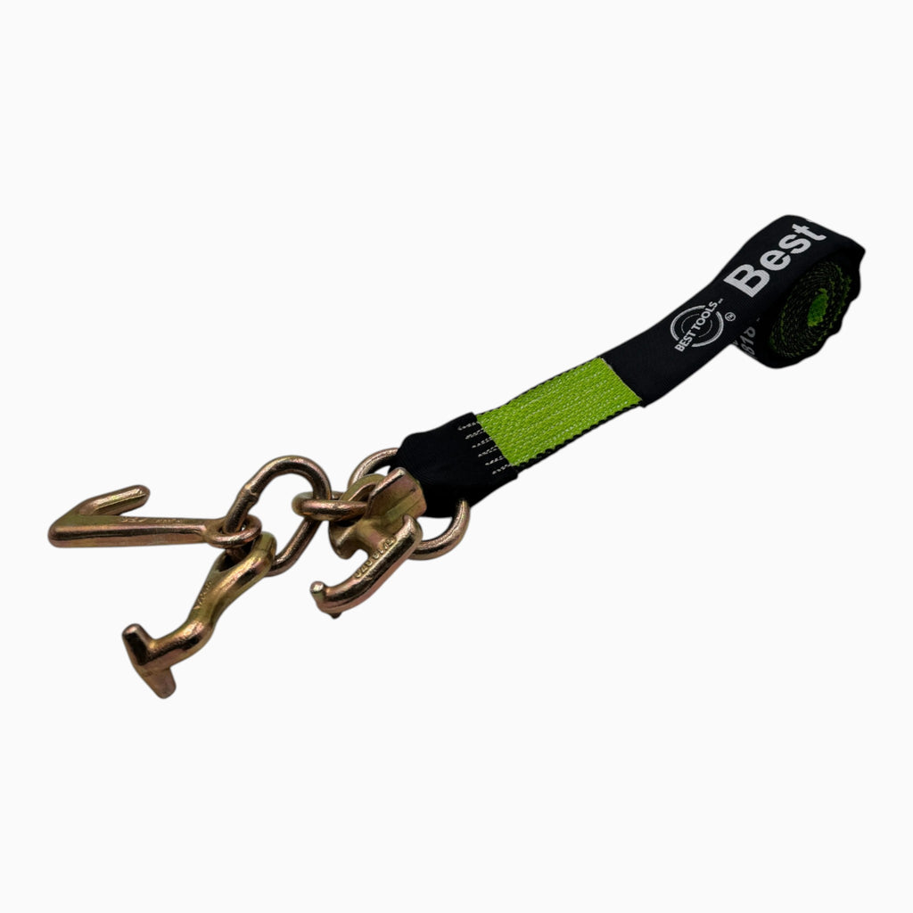 8ft Cluster Straps – Heavy-Duty Tie-Down for Tow Trucks & Rollbacks - besttoolsusa - besttoolsusa - Cluster Strap