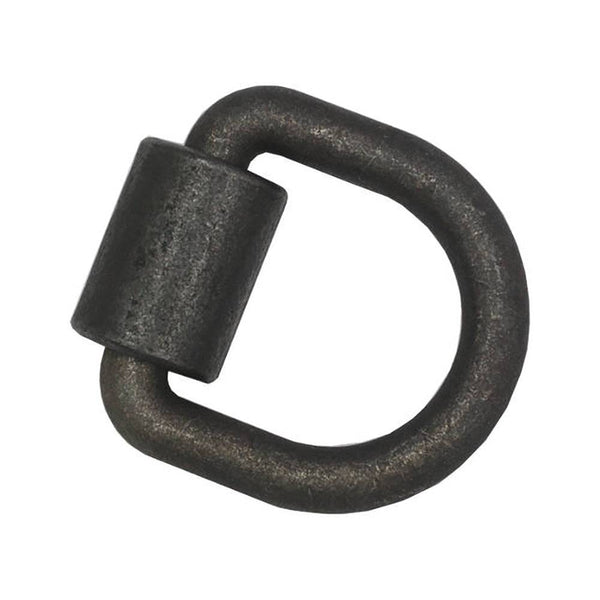 1" Forged D Ring with Weld-On Clip – Heavy-Duty Securement for Lifting, Rigging & Cargo Transport