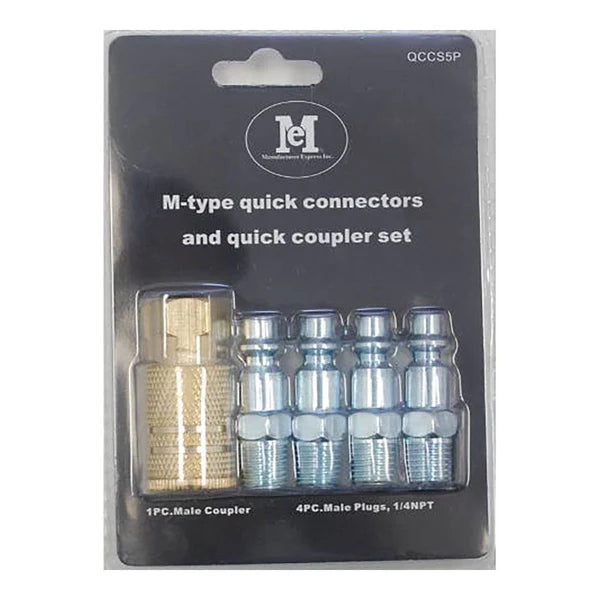 M-Type Quick Connectors and Quick Coupler Set