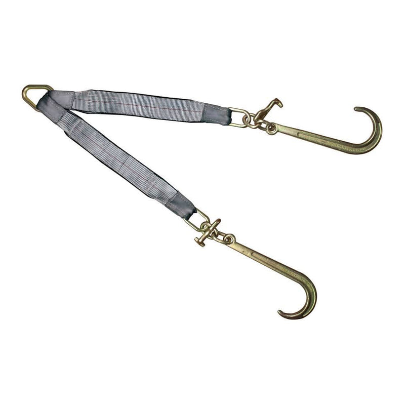 3'' Double Legs 15'' J Hooks T Hooks Tow V Straps 5400 LBS