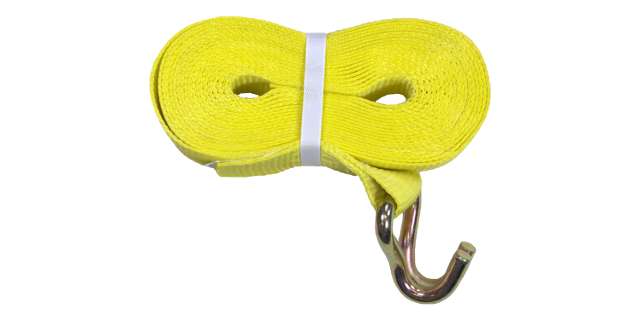 4''x30' Winch Strap with Wire Hooks