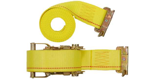 2" x 12' Ratchet Buckle E Track Strap