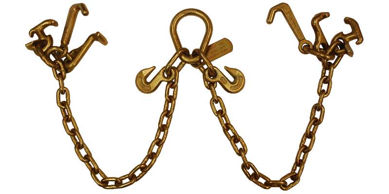 5/16" G70 V Chain Bride With RTJ Cluster Hooks