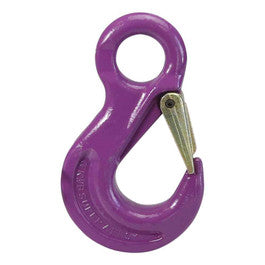 Eye Sling Hook w/ Forged Latch – Secure Grade 100 Lifting Hook
