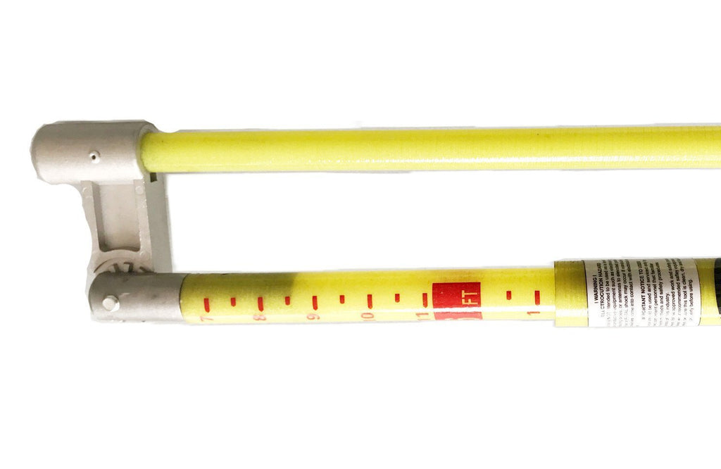 Standard style light duty measuring stick.  Measures up to 15'  Marked with Standard measurements (not metric)  Free Shipping: Only Continental US.