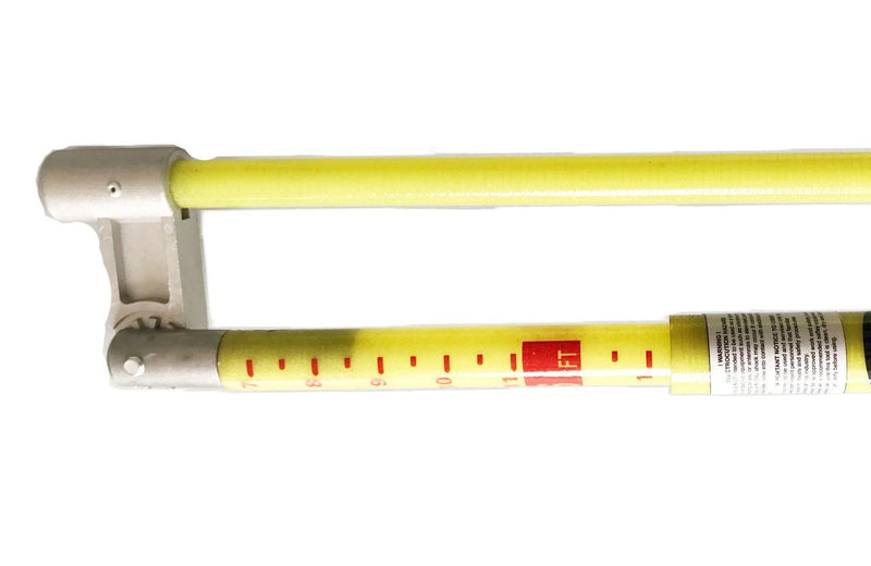 Standard style light duty measuring stick.  Measures up to 15'  Marked with Standard measurements (not metric)  Free Shipping: Only Continental US.