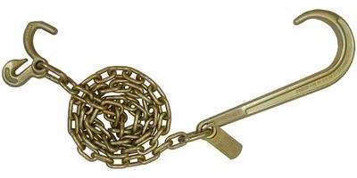 5/16'' J Hook Tow Chain with Datsun Hook & Grab Hook