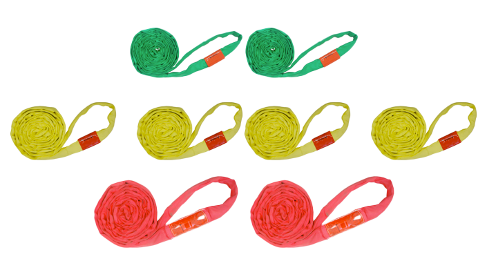 Medium Duty Round Sling Kit - besttoolsusa - besttoolsusa - Round Slings
