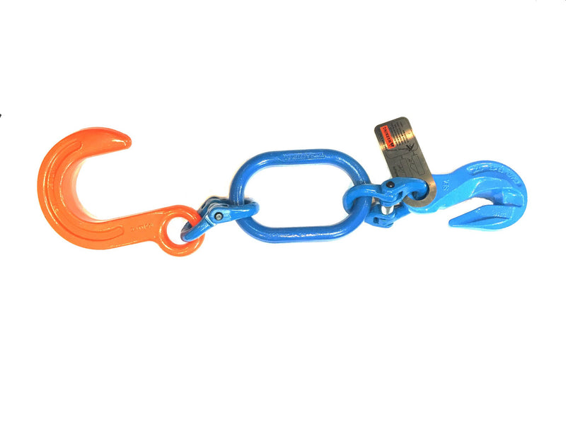 1/2" Grade 100 Foundry Hook with Master Link & Eye Grab Hook Assembly - besttoolsusa - Me - Recovery Chains