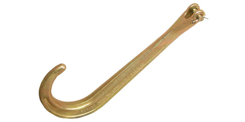 thumbnail image 2 of Rigging Hardware Grade 70 Clevis J Hook - 15 Inch Forged Steel Chain Hook With 5 400 Lb B 1243523 2 of 11