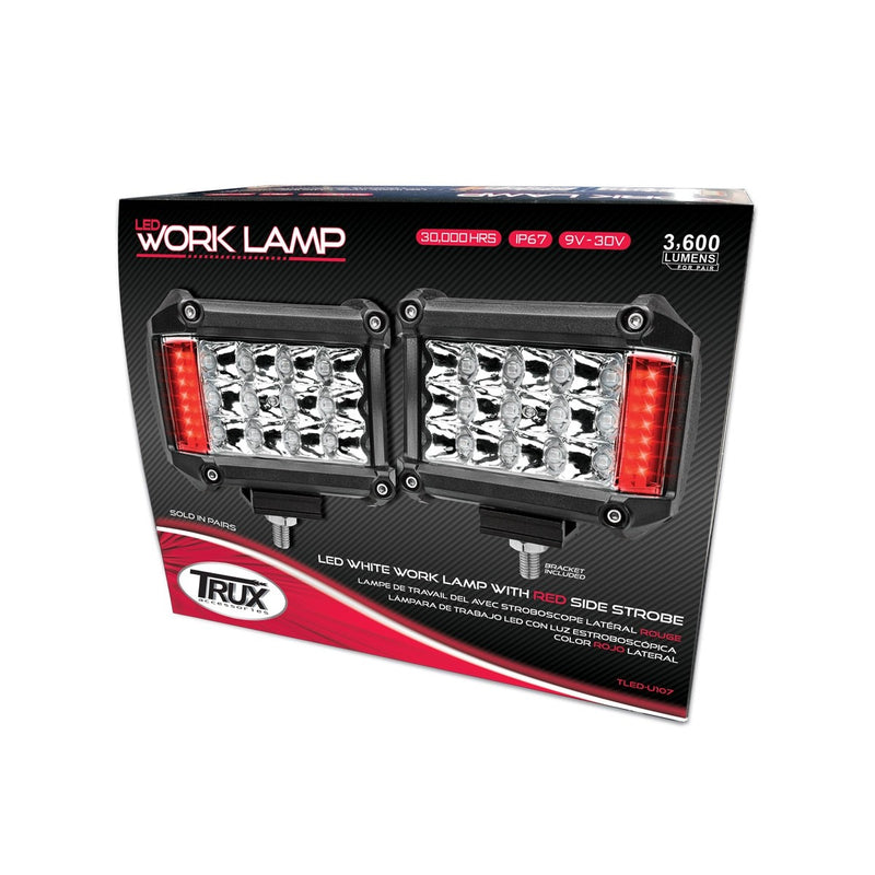 Cube Worklight with Red Side Strobe