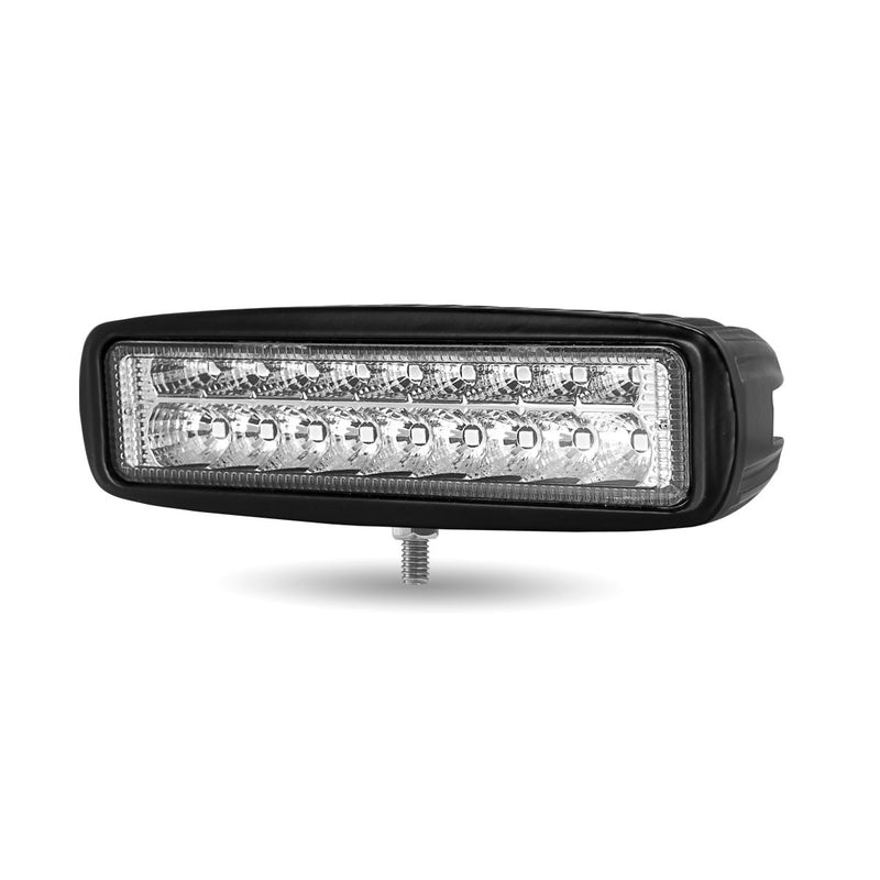 6" RECTANGLE 'STROBE SERIES' SPOT LED WORK LAMP WITH AMBER STROBE