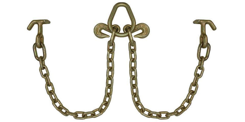 5/16'' Tow Chain V bridle T & J Pear Link