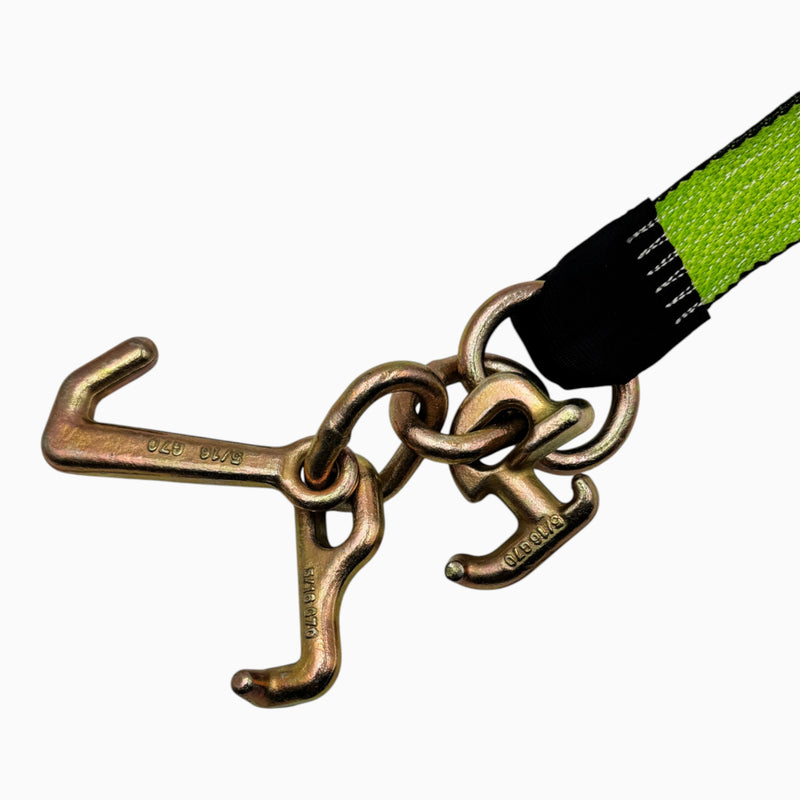 8ft Cluster Straps – Heavy-Duty Tie-Down for Tow Trucks & Rollbacks - besttoolsusa - besttoolsusa - Cluster Strap