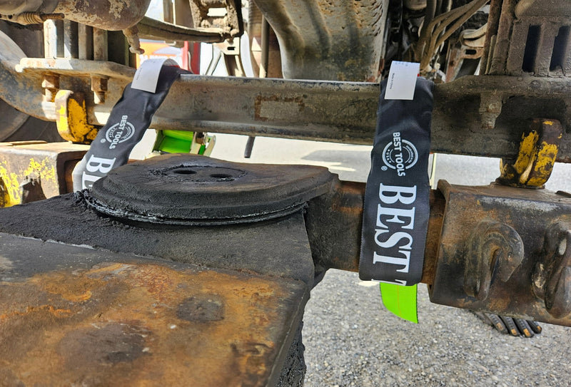 3" x 7' Under Reach Tie-Down Strap with Protective Sleeve – Heavy-Duty Securement