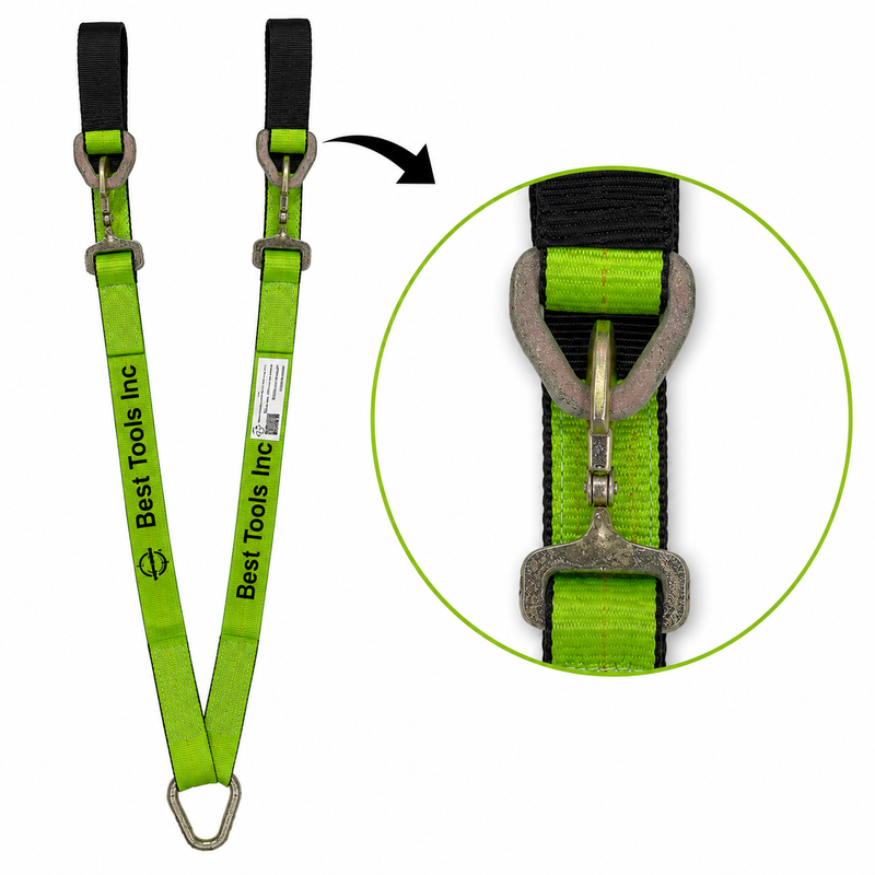 Axle V-Straps with Reverse Hardware