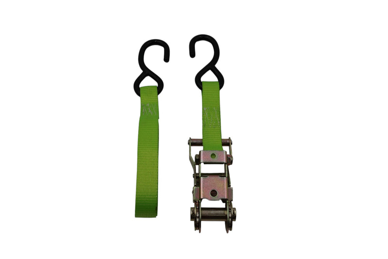 1"  Heavy Duty Ratchet Strap Tie Down with S Hooks - besttoolsusa - Me - 1" Tie-Downs