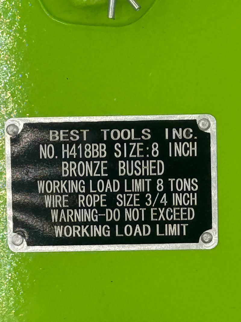 Snatch Block With Swivel Hook - besttoolsusa - Best Tools Inc - snatch Block