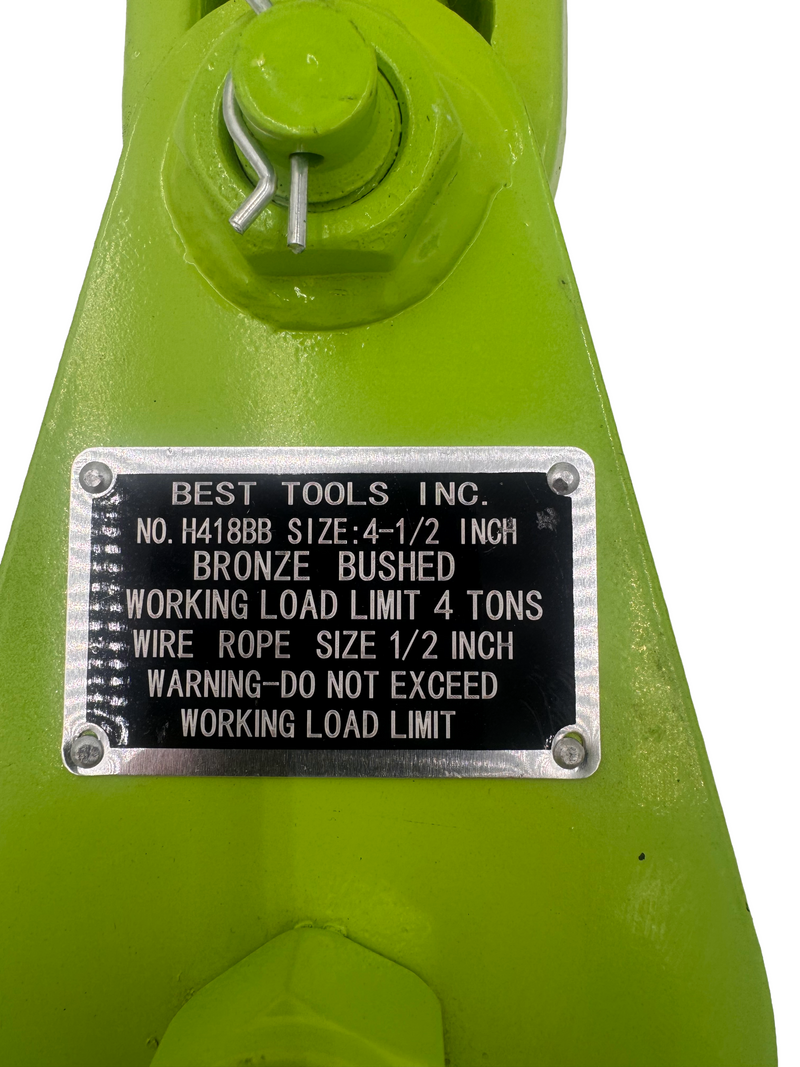 Snatch Block With Swivel Hook - besttoolsusa - Best Tools Inc - snatch Block