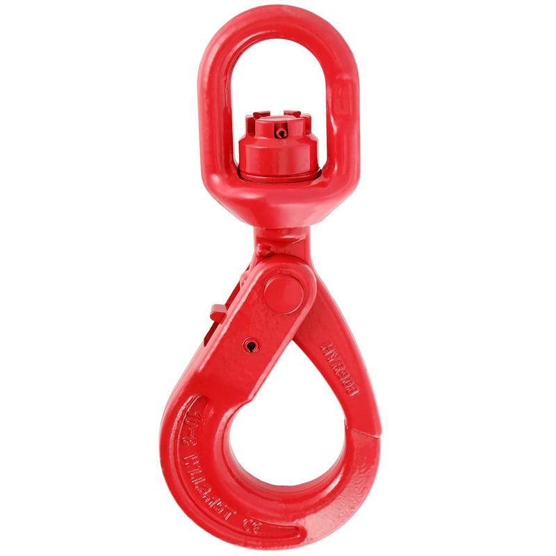 Self Locking Swivel Hook Grade 80 Forged Alloy Steel Self Locking Eye Hook