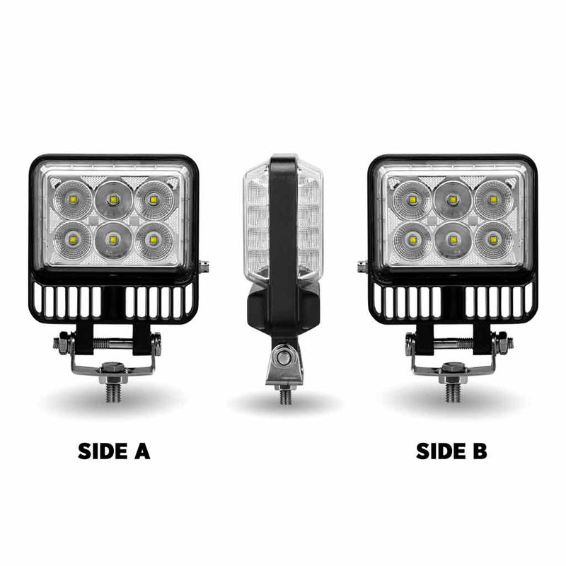DOUBLE FACE 'RADIANT SERIES' COMBINATION SPOT & FLOOD LED WORK LAMP WITH 270° SIDE LIGHT OUTPUT - besttoolsusa - Trux - 