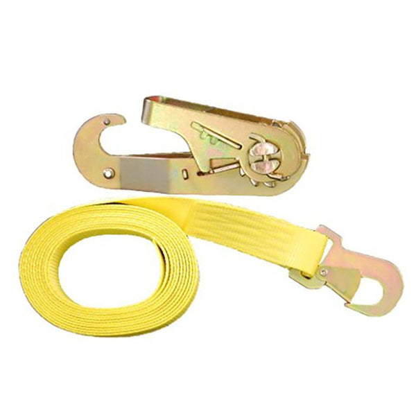 1-3/4"x15' Tie Down Straps w/ Flat Snap Hook