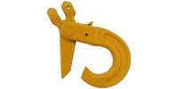 Grade 80 Drop Forged Steel Clevis Self-Locking Hook, Painted Finish