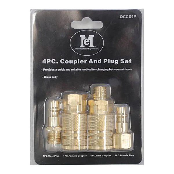 4 PC Coupler and Plug Set