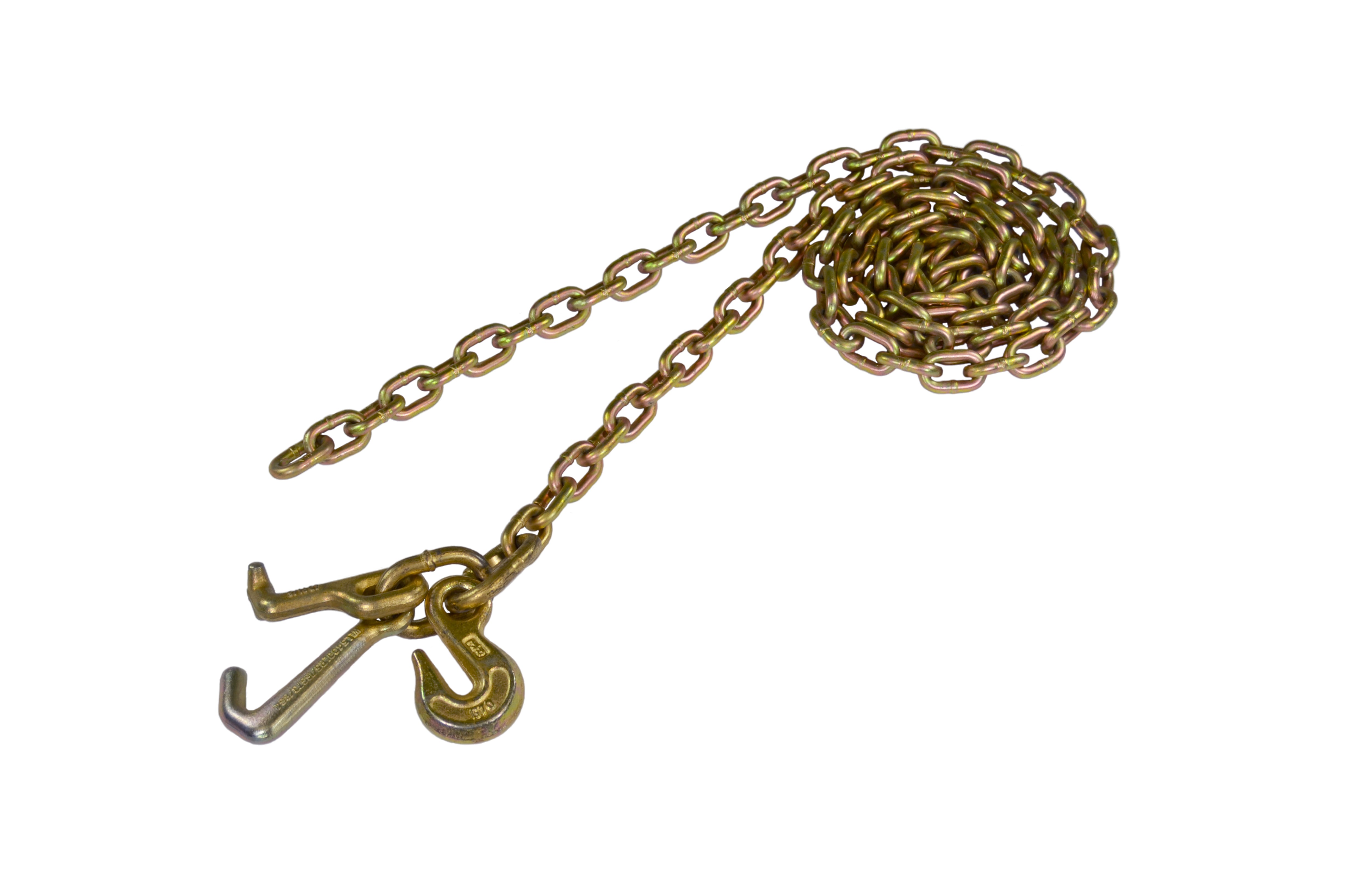 Creationstry Tow Chain with Forged J Hook and Grab Hook Safe