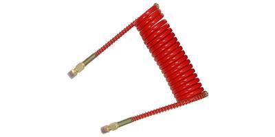 15 ft. Air Brake Hose Heavy Duty Coiled Red - besttoolsusa - Me - Air Brake Hose