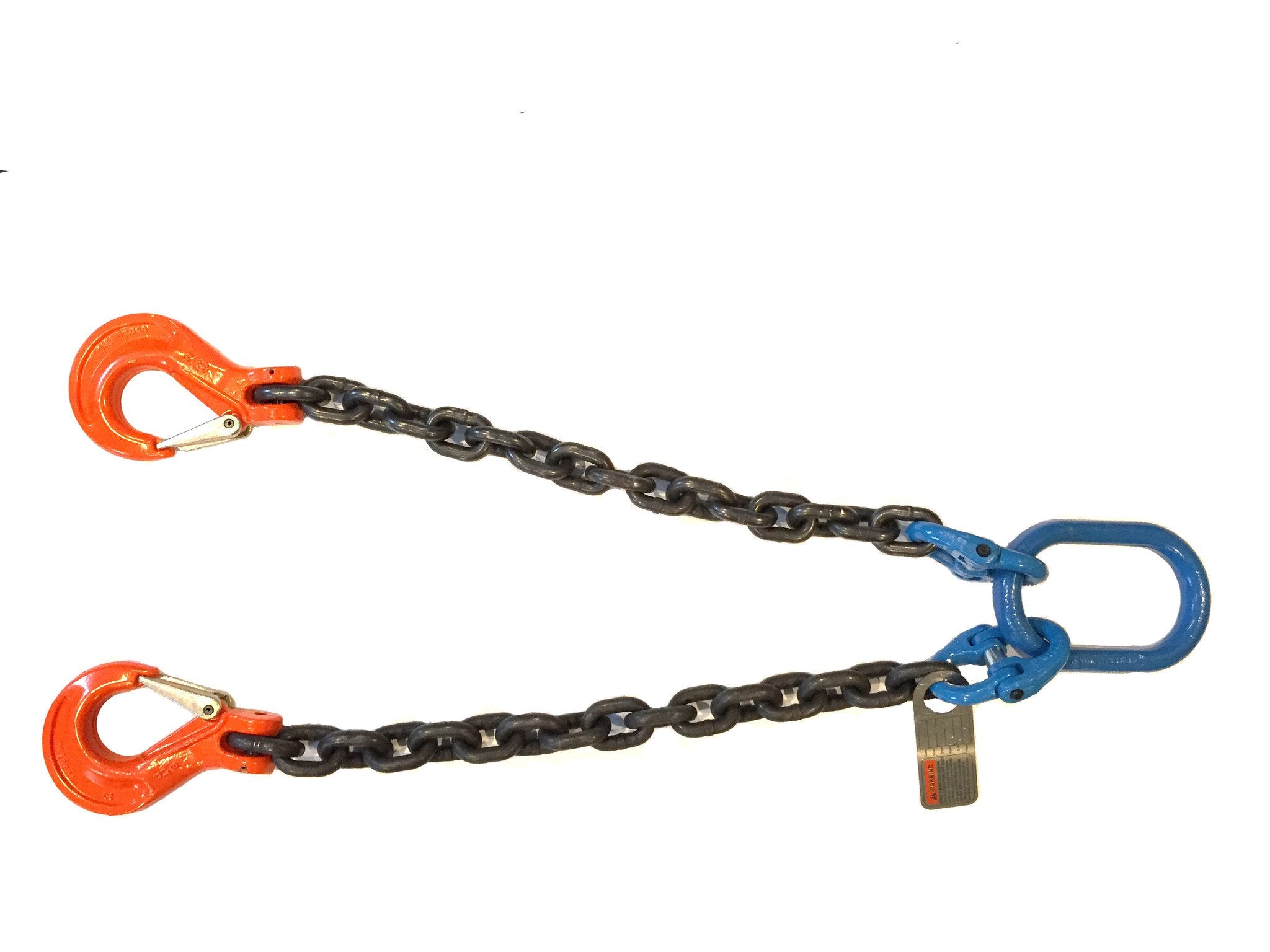 1/2''x 2' Grade 100 V-Bridle Recovery Chain with Master Link and