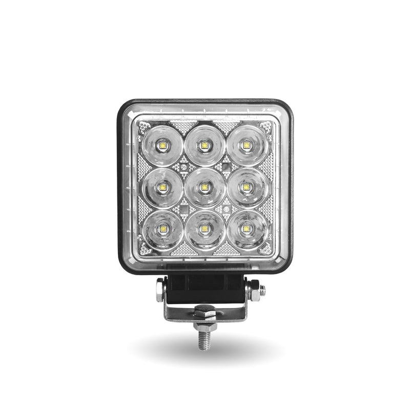 4.25" SQUARE 'RADIANT SERIES' COMBINATION SPOT & FLOOD LED WORK LAMP WITH 360° SIDE LIGHT OUTPUT