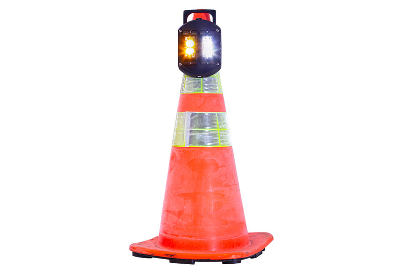 THE LIFE SAVER - CONE MOUNTED WARNING LIGHT SYSTEM